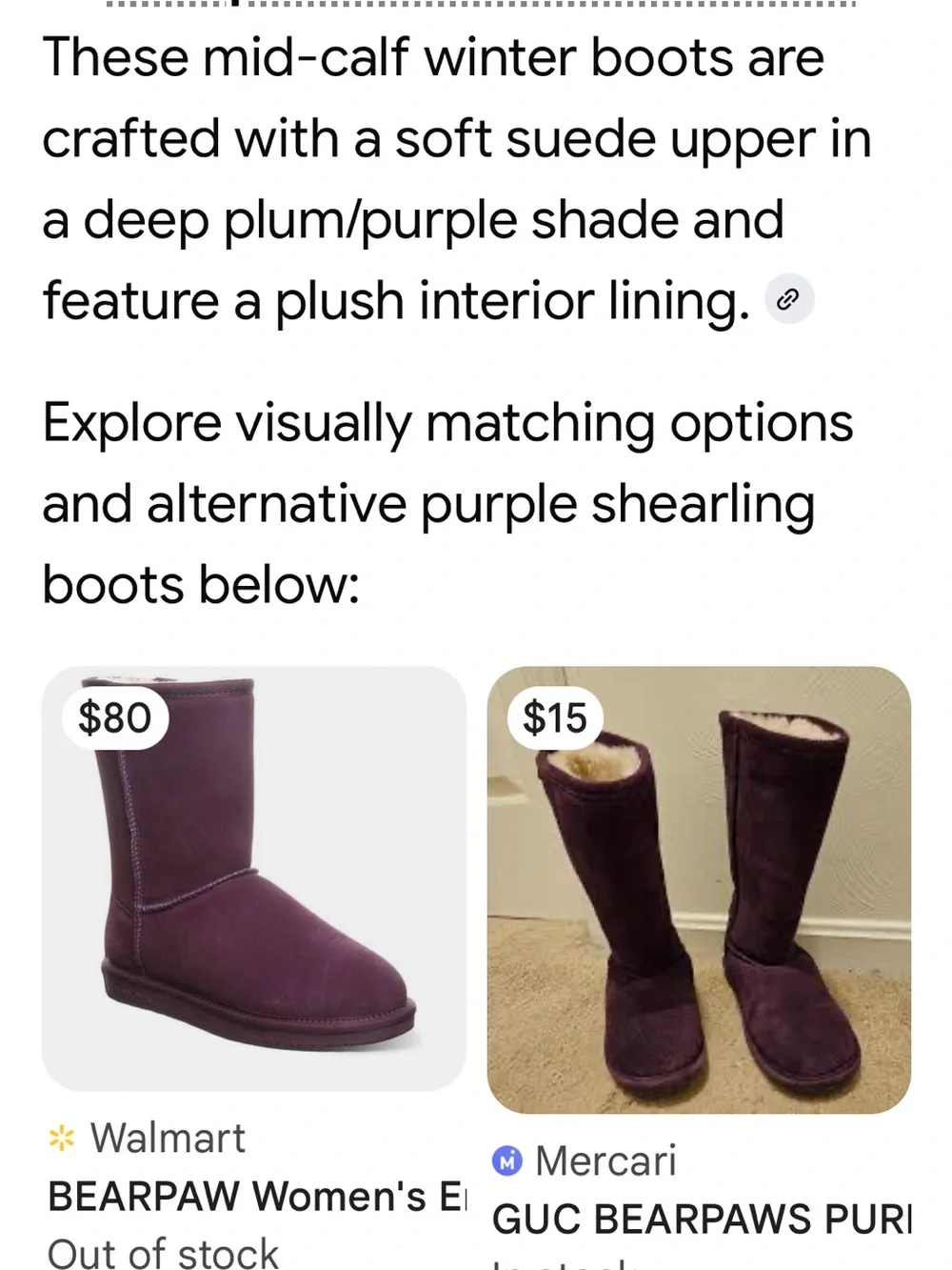 BearPaw Tall Suede Winter Boots in Plum